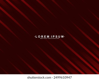 High contrast shiny gradient red stripes background. Red background with modern pattern. Abstract technology graphic banner design. Vector corporate background.