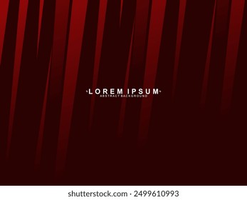 High contrast shiny gradient red stripes background. Red background with modern pattern. Abstract technology graphic banner design. Vector corporate background.