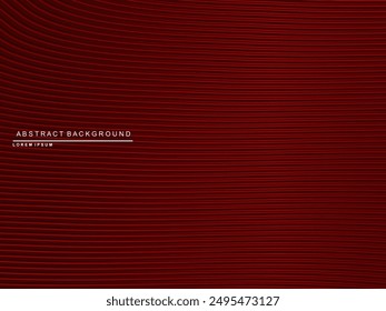 High contrast shiny red and black stripes background. Abstract technology graphic banner design. Vector corporate background.