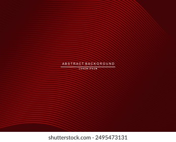 Fondo de rayas de color rojo brillante y negro de alto contraste. Tecnología Abstractas de diseño de Anuncio gráfico. Vector de fondo corporativo.