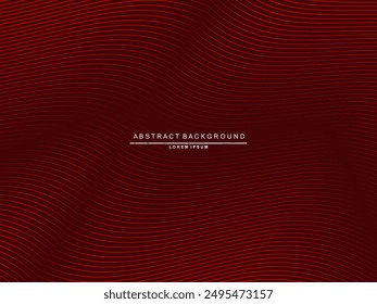 High contrast shiny red and black stripes background. Abstract technology graphic banner design. Vector corporate background.