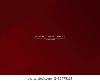 Fondo de rayas de color rojo brillante y negro de alto contraste. Tecnología Abstractas de diseño de Anuncio gráfico. Vector de fondo corporativo.