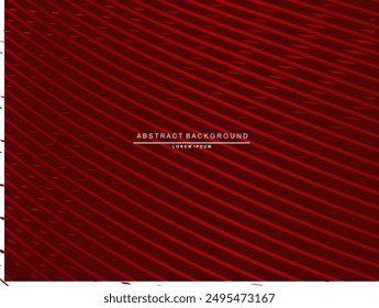 High contrast shiny red and black stripes background. Abstract technology graphic banner design. Vector corporate background.