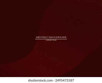 High contrast shiny red and black stripes background. Abstract technology graphic banner design. Vector corporate background.