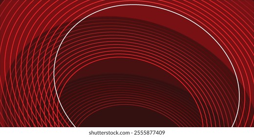 High contrast shiny red and black stripes background. Abstract technology graphic banner design. Vector corporate background