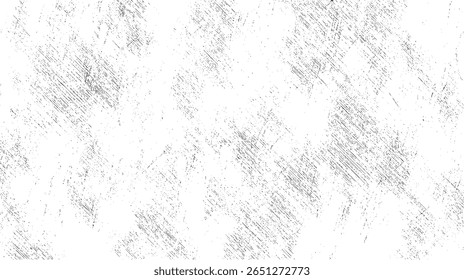 High contrast white grunge texture background for design use. Abstract dirty vintage surface distress overlay. Minimal black scratch print.
