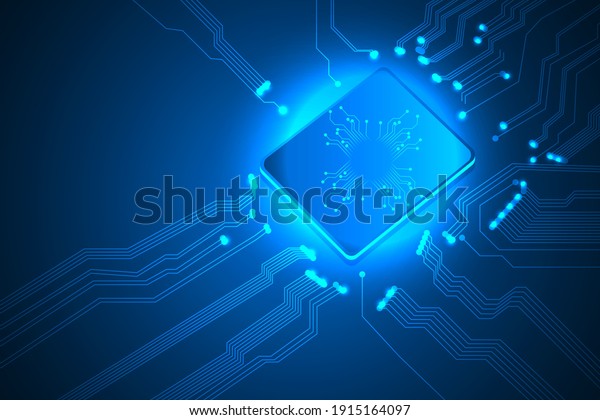 High CPU performance abstract background.\
digital code security technology abstract. big data visualization\
and quantum computer\
background.