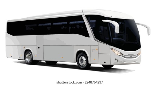 plantilla vectorial de diseño de arte de bus