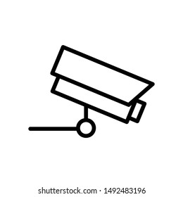 High Defination Camera Surveillance Security Vector Icon