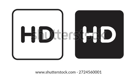High definition icon in doodle and stroke style.