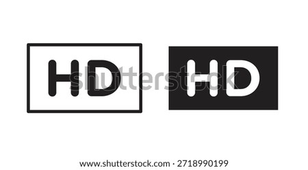 High definition icon for mobile app, editable designs