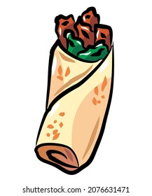 High Definition Kebab Vector Illustration