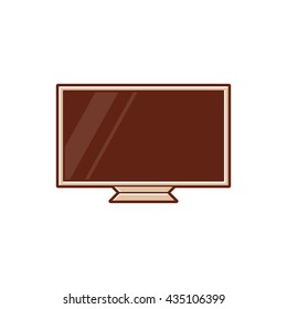 High definition TV. Flat Television or monitor.