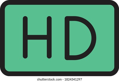 High Definition Vector Glyph Color Icon Stock Vector (Royalty Free ...