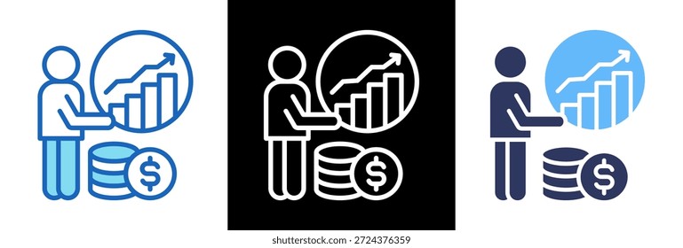 Icono de alta demanda Ilustración vectorial triplestyle