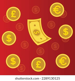 High demanding currency with dollar note