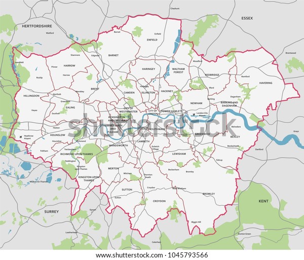 London Elevation Map