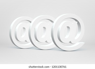 High detailed 3D font characters, vector illustration