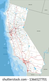 100 California map terrain Images, Stock Photos & Vectors | Shutterstock