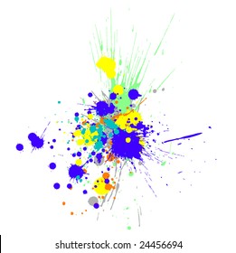High detailed colorfull splash artwork 03