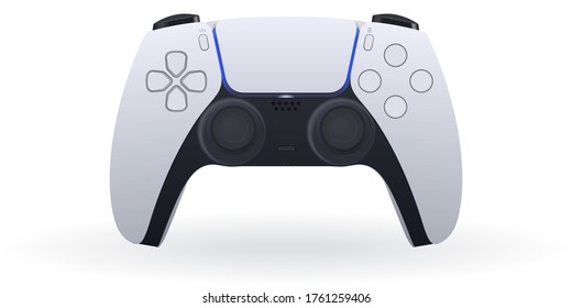 High Detailed Controller Vector Illustration. Joystick Or Gamepad Isolated On A White Background