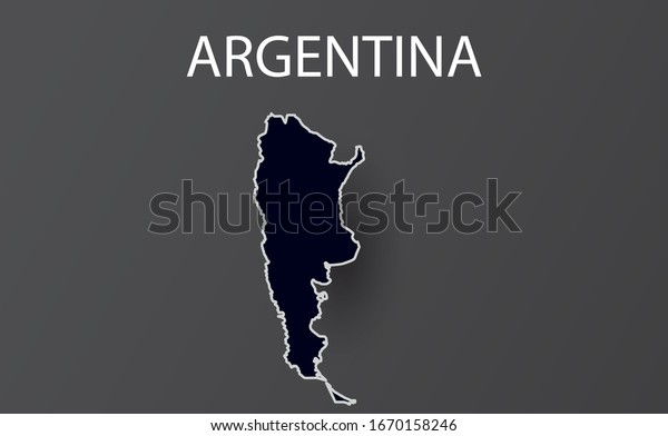 High Detailed Map Argentina Vector 600w 1670158246 