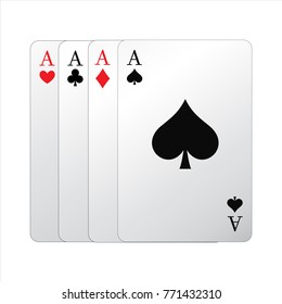 High Detailed Poker isolated on white background. Vector illustration eps 10.