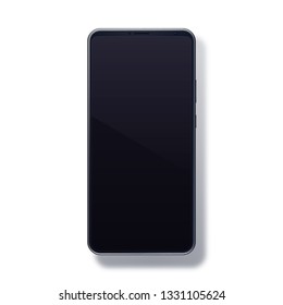 High detailed Realistic smartphone. Vector illustration.