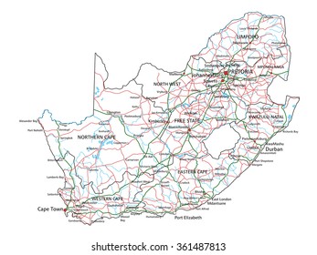 500 South african road map Images, Stock Photos & Vectors | Shutterstock