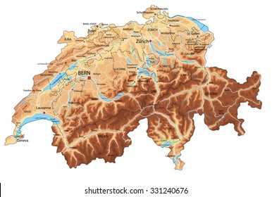 23,650 Map of switzerland Images, Stock Photos & Vectors | Shutterstock