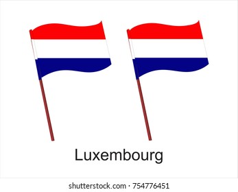 High Detailed Vector Flag of Netherlands isolated on white background. Vector illustration eps 10.