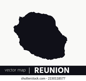High Detailed Vector Map - Réunion