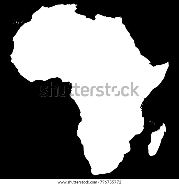High Detailed Vector Map Africa Stock Vector Royalty Free 796755772 Shutterstock 6463
