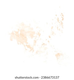 Mapa vectorial detallado alto. Islas Aland. Estilo acuarela. Color delicado del precio.