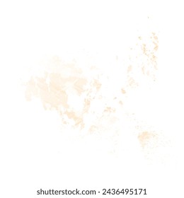 High detailed vector map. Aland Islands. Watercolor style. Biscuit color. Pastel yellow color.