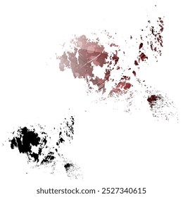 Mapa vetorial altamente detalhado. Ilhas Aland.