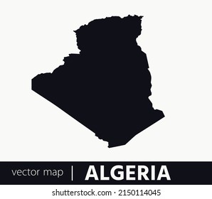 High Detailed Vector Map - Algeria