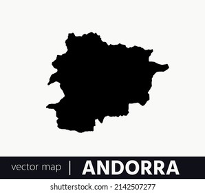 High Detailed Vector Map - Andorra