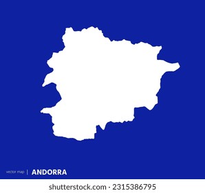 High Detailed Vector Map - Andorra	