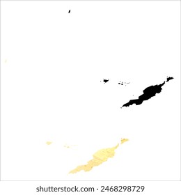 High detailed vector map. Anguilla.