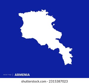 High Detailed Vector Map - Armenia	