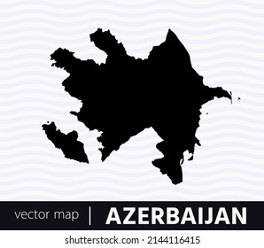 High Detailed Vector Map - Azerbaijan	