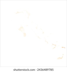 High detailed vector map. Bahamas. Watercolor style. Biscuit color. Pastel yellow color.