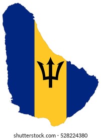 High detailed vector map - Barbados