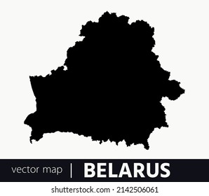 High Detailed Vector Map - Belarus