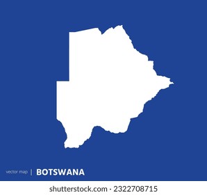 High Detailed Vector Map - Botswana