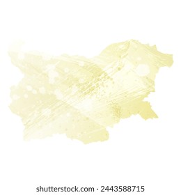 High detailed vector map. Bulgaria.