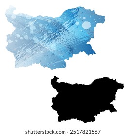 Mapa vetorial altamente detalhado. Bulgária.