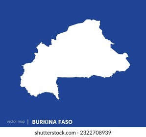 High Detailed Vector Map - Burkina Faso	
