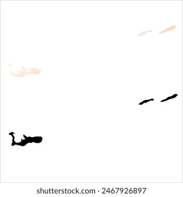 High detailed vector map. Cayman Islands.
